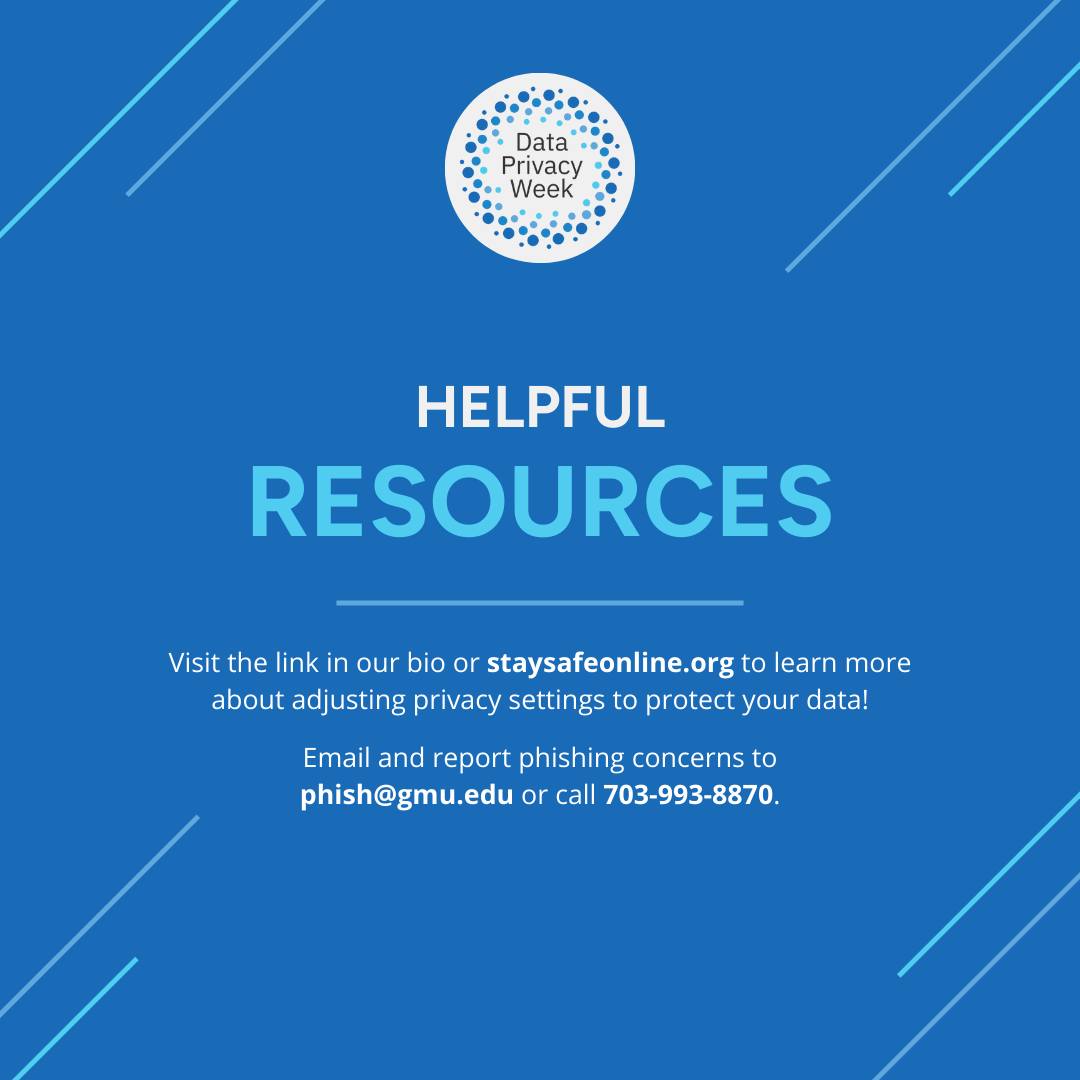 Day Five: Helpful Resources📚 

Check out our recommended tools to stay informed and protect your data. Visit the link in our bio to learn more!

#alltogetherdifferent #masonnation #dataprivacyweek2026