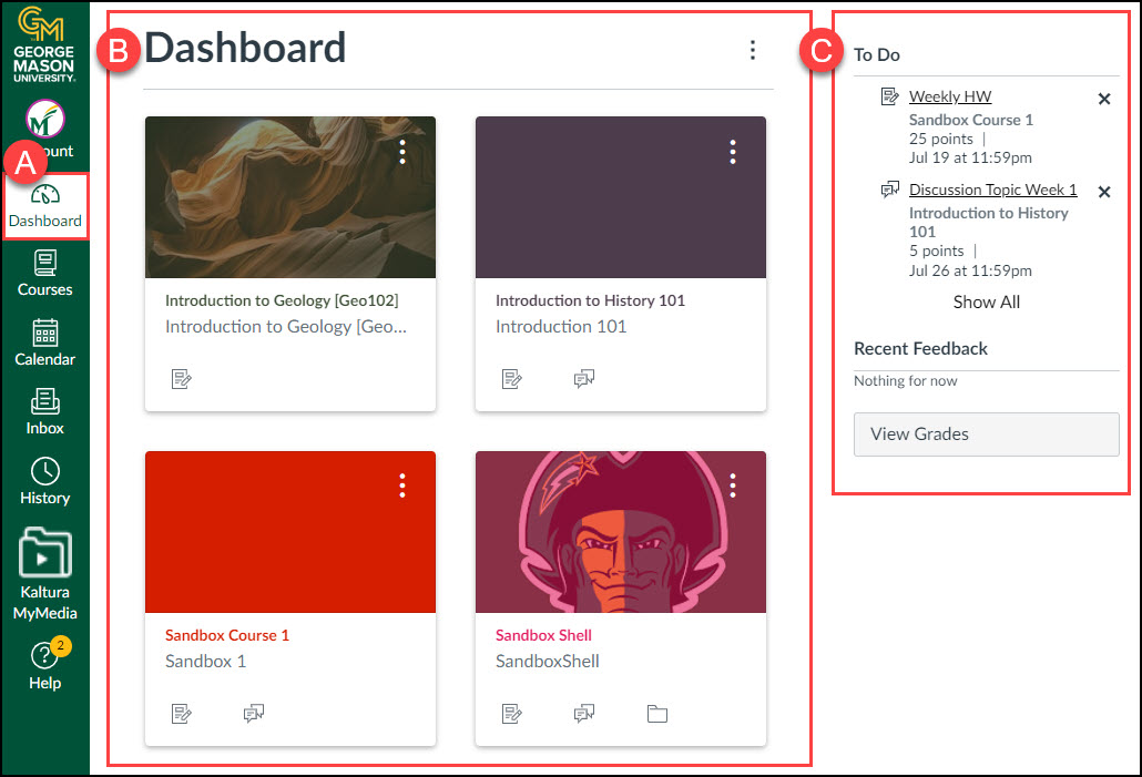 Canvas Dashboard