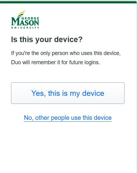 New Duo Mobile Verification Code - Information Technology Services