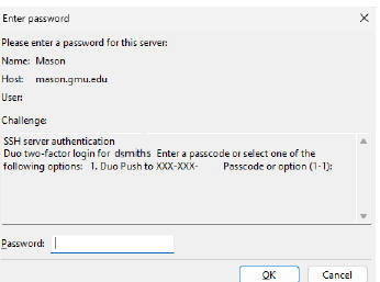 Choose FileZilla DUO Authentication
