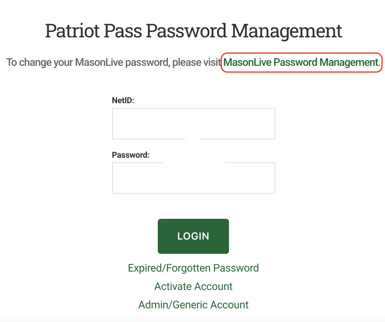 admin password reset office 365