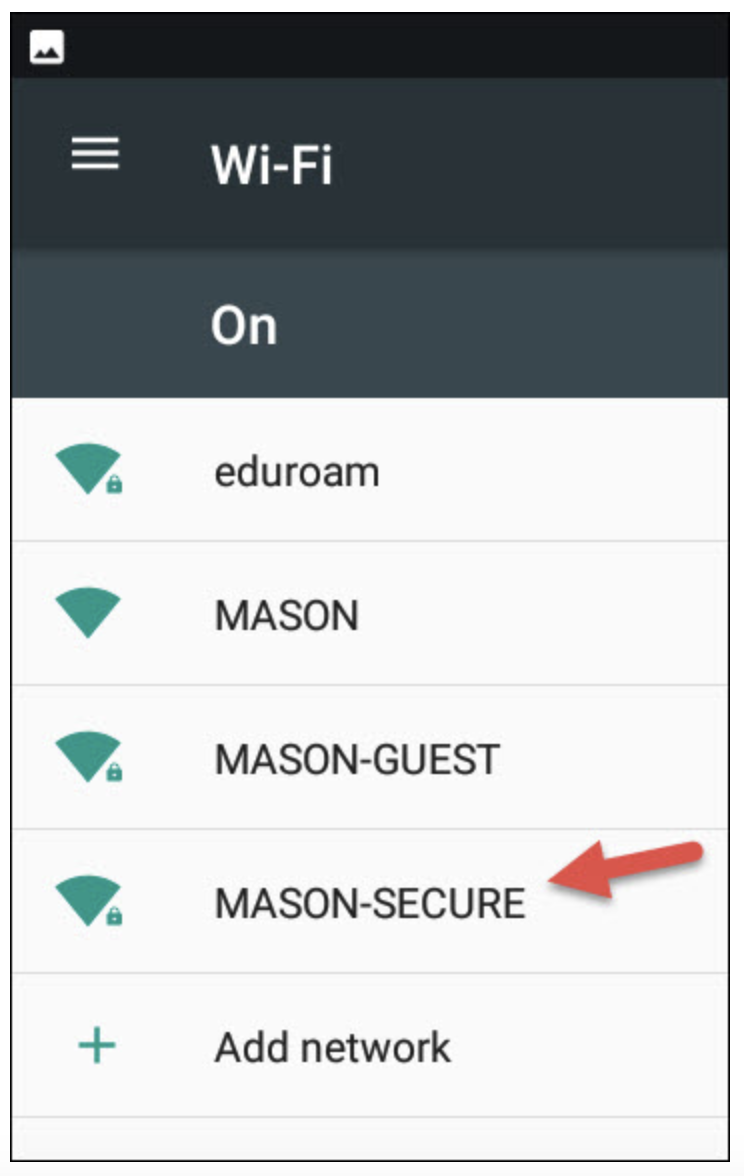 Android Wi-Fi Options