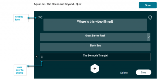 Edit Quiz in Preview Mode