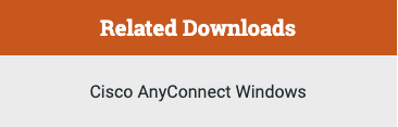 Cisco AnyConnect Windows