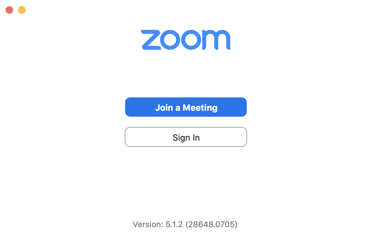 zoom desktop client application