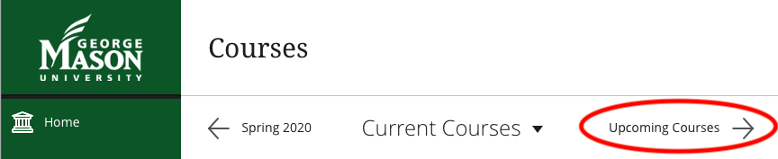 upcoming courses