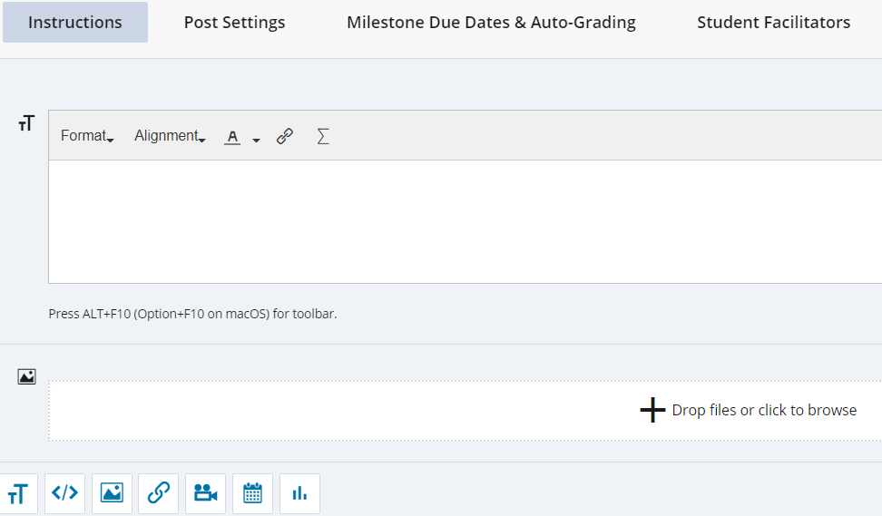 Harmonize topic creation screen