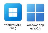 Windows app icon and mac Windows App icon