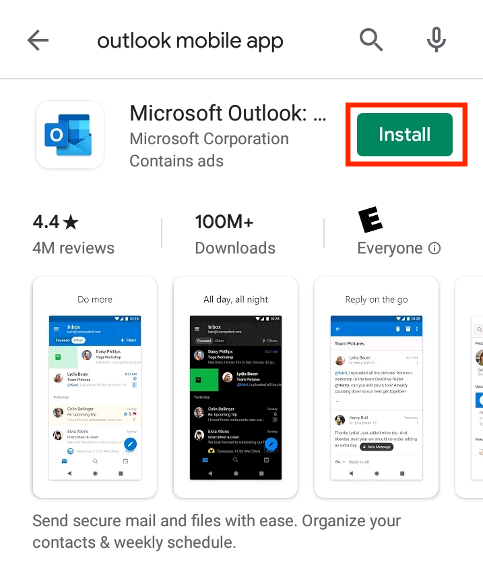 how to set up outlook for office 365 on android